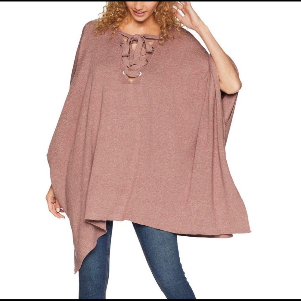Bishop +Young Knit Poncho